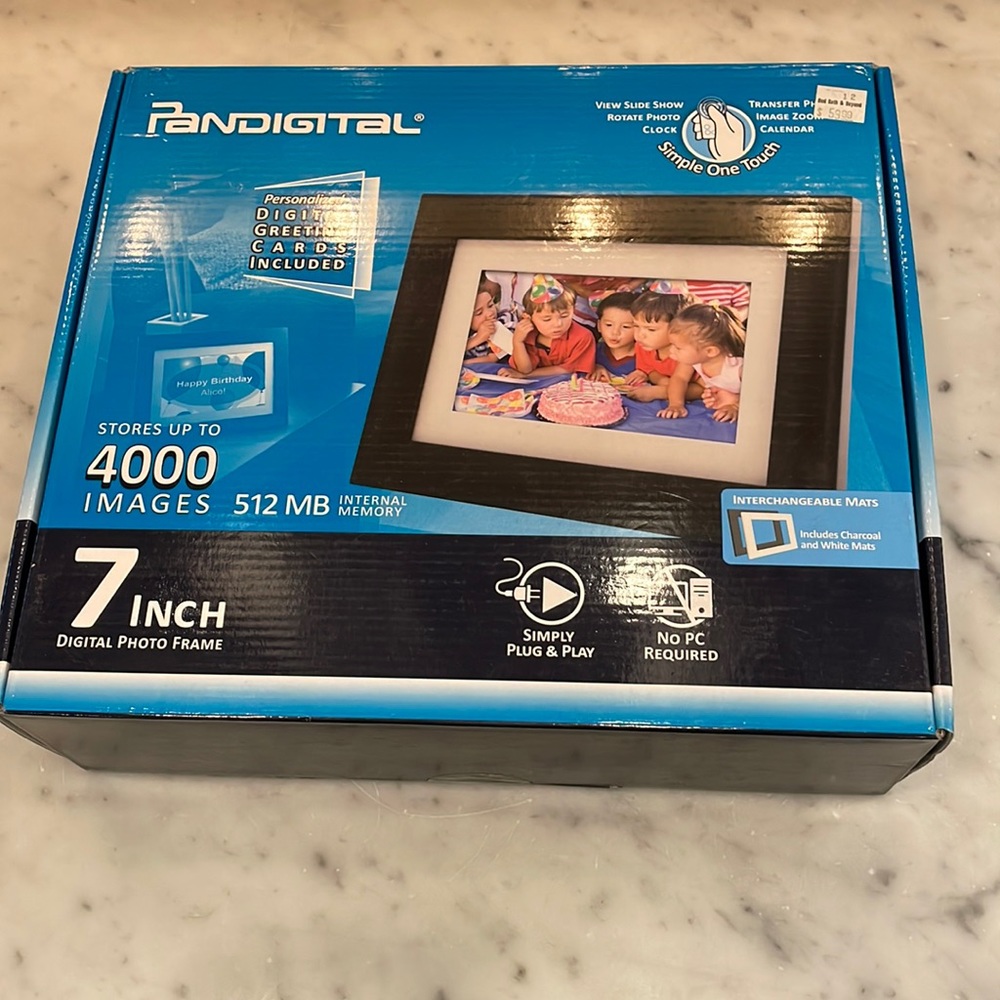 Brand new never opened 7 inch digital photo frame